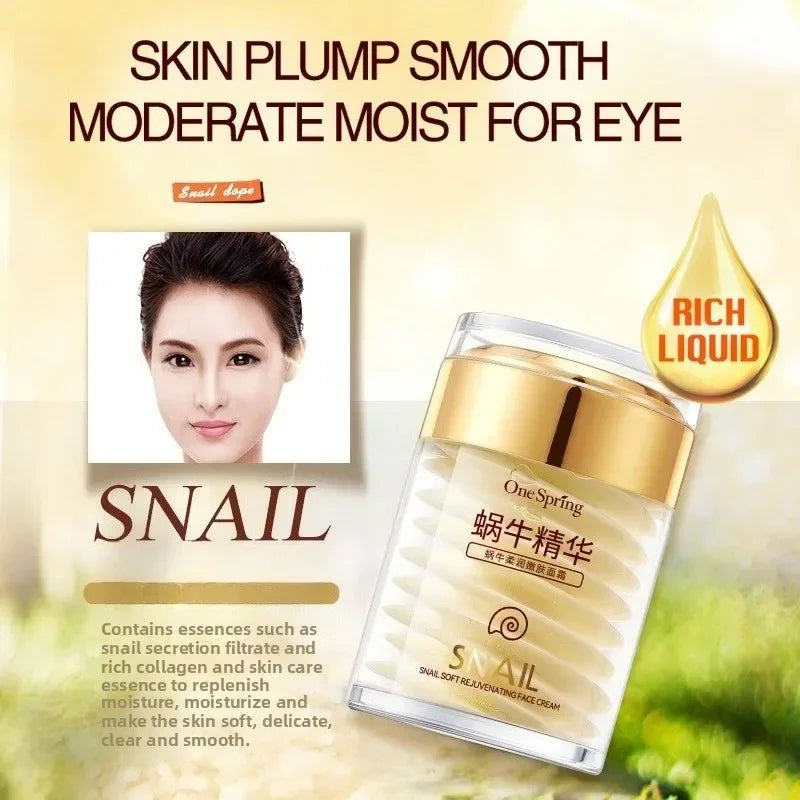 Snail Collagen Cream Set - Anti-Aging Eye Serum & Face Cream