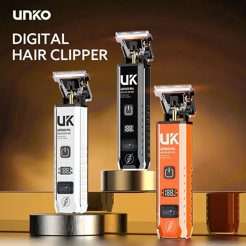 Professional Cordless Hair Clipper, Rechargeable Electric Hair Trimmer for Men Kids Home & Salon Use