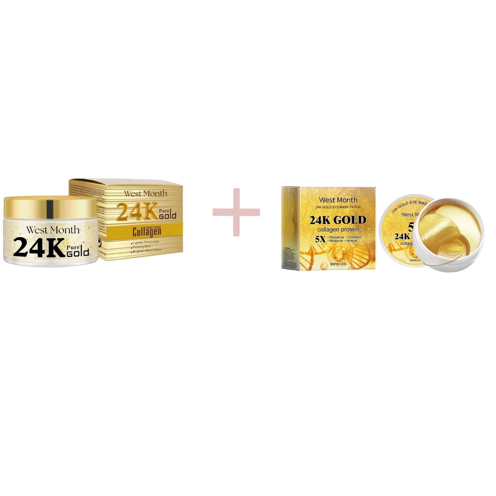 24K Gold Complete Skincare Set - 3-Piece Anti-Aging Collection