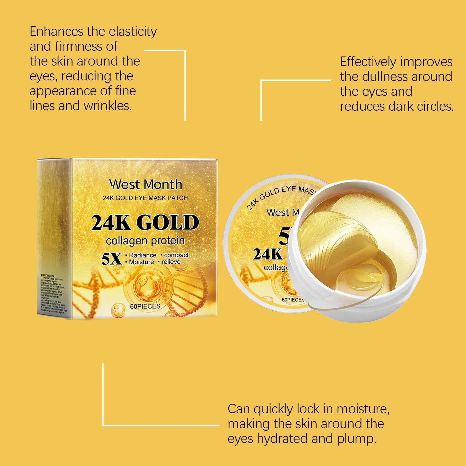 24K Gold Complete Skincare Set - 3-Piece Anti-Aging Collection