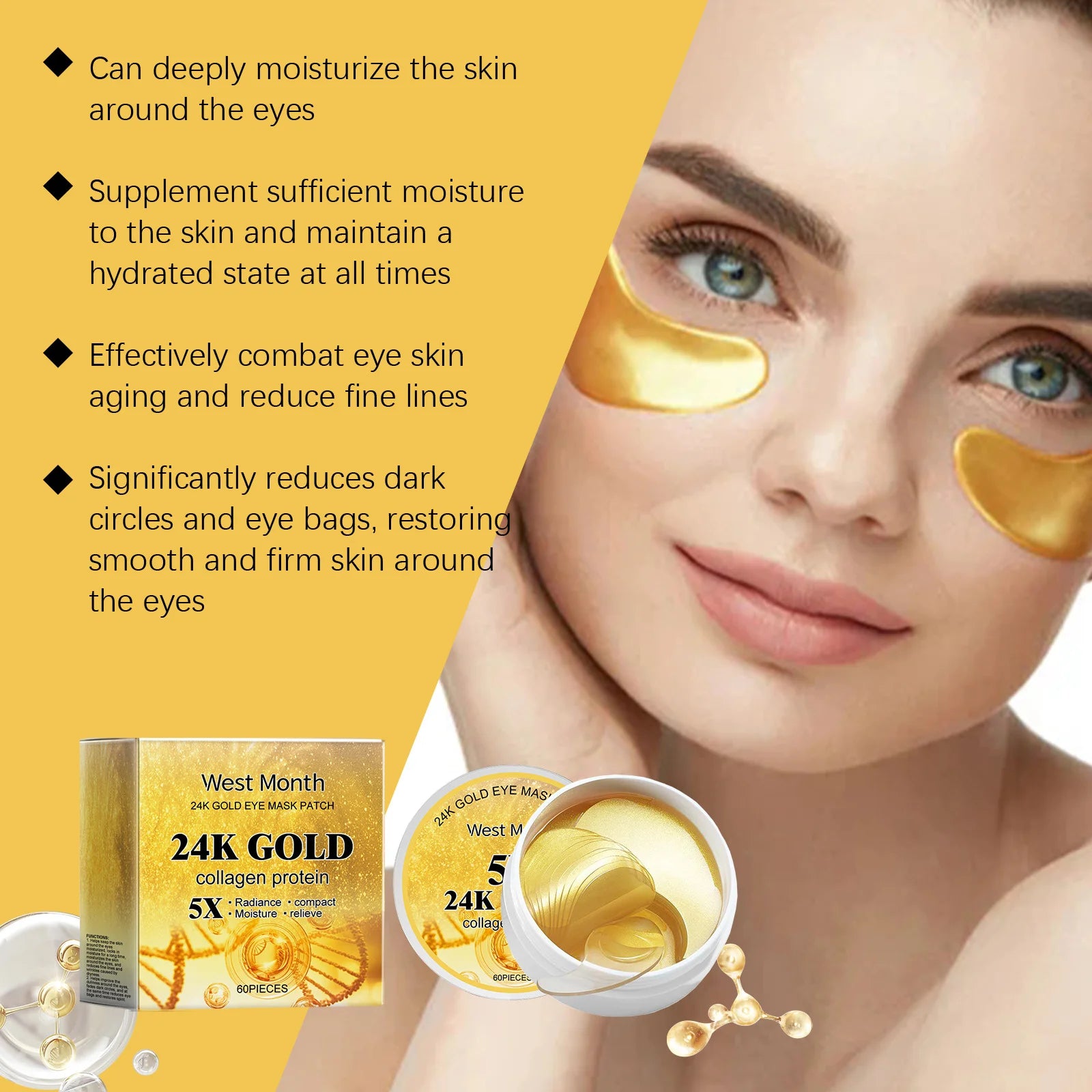 24K Gold Complete Skincare Set - 3-Piece Anti-Aging Collection