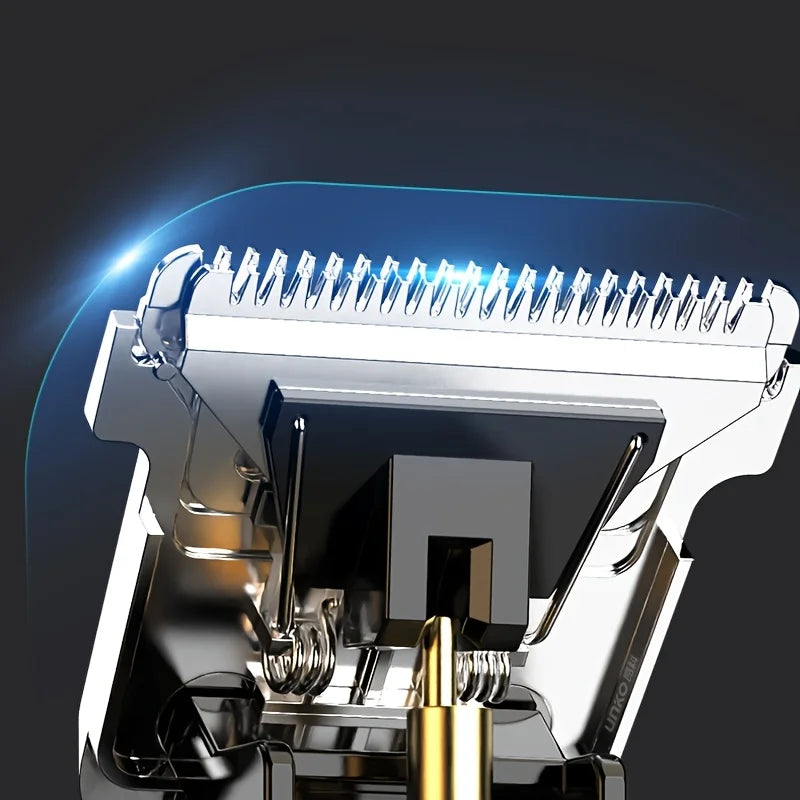 Professional Cordless Hair Clipper, Rechargeable Electric Hair Trimmer for Men Kids Home & Salon Use