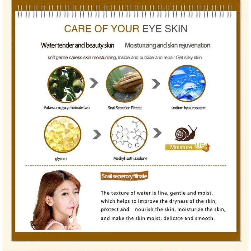 Snail Collagen Cream Set - Anti-Aging Eye Serum & Face Cream
